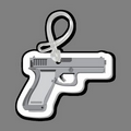 Hand Gun Luggage Tag